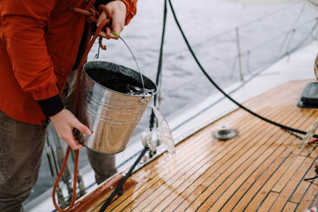 boat cleaning
